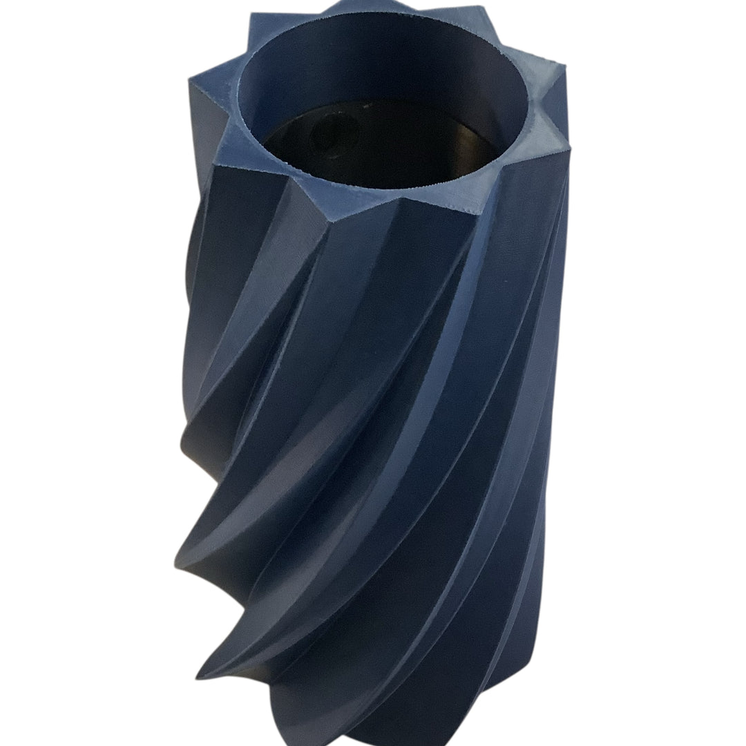 TIMBER Vase: Navy Blue / 10 inches / Waterproof Insert
