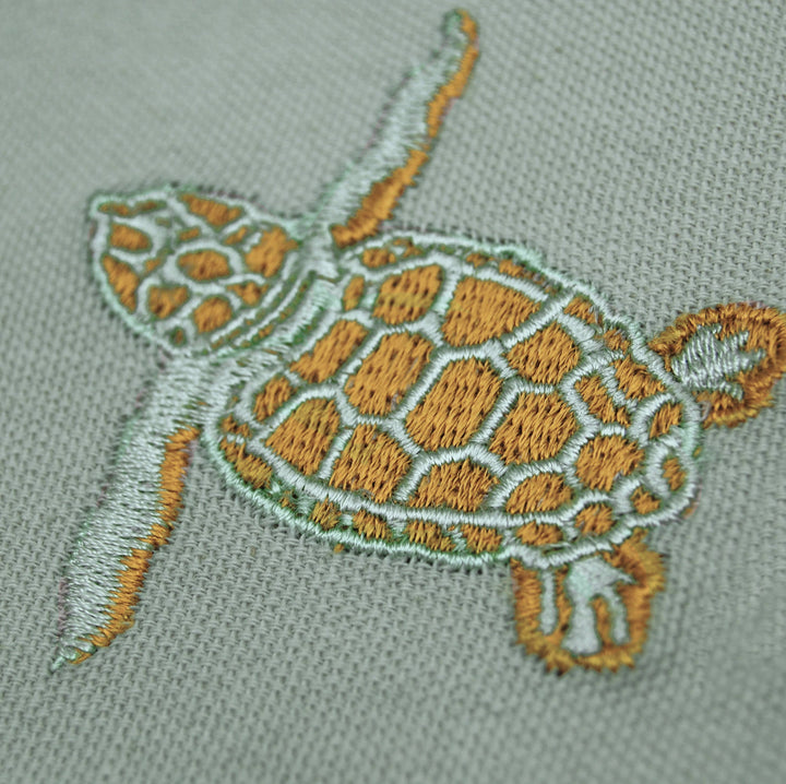 Baby Sea Turtle Embroidered Napkin Set 4