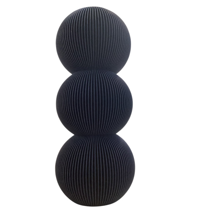 BUBBLE Vase: Triple Bubble / Navy Blue / Waterproof Insert
