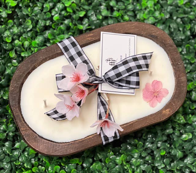Dough Bowl Soy Candle - Cherry Blossom