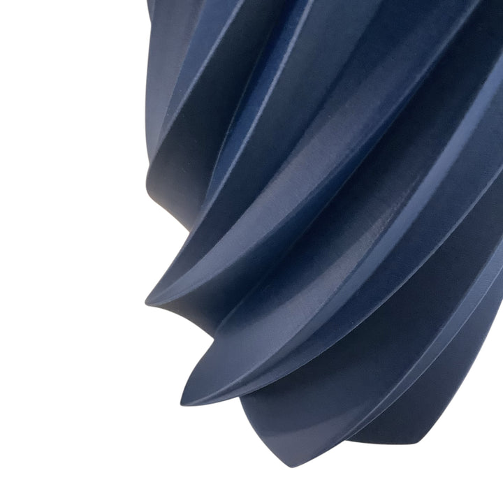 TIMBER Vase: Navy Blue / 10 inches / Waterproof Insert