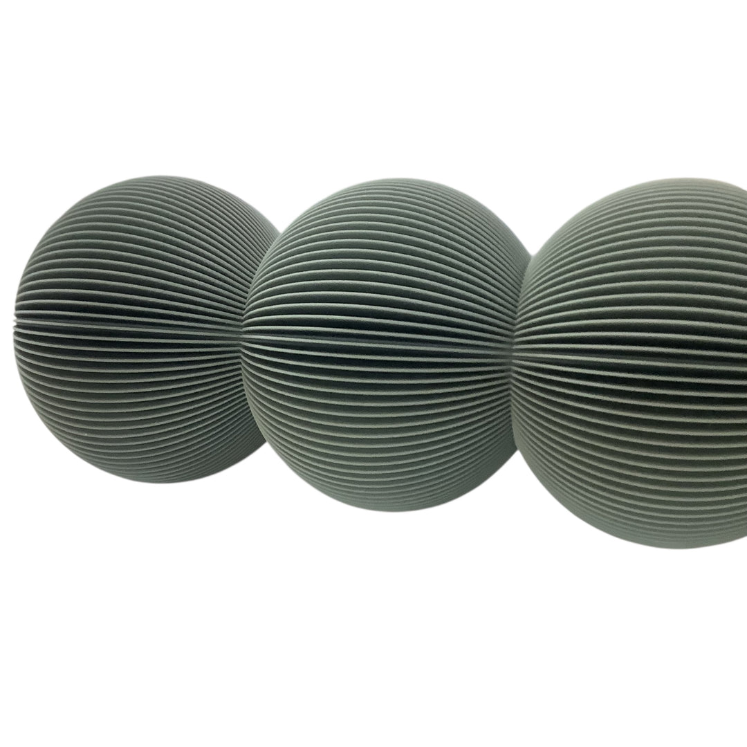 BUBBLE Vase: Triple Bubble / Muted Green / Waterproof Insert