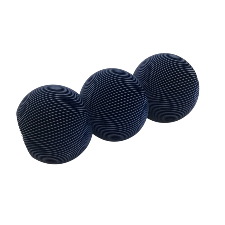 BUBBLE Vase: Triple Bubble / Navy Blue / Waterproof Insert