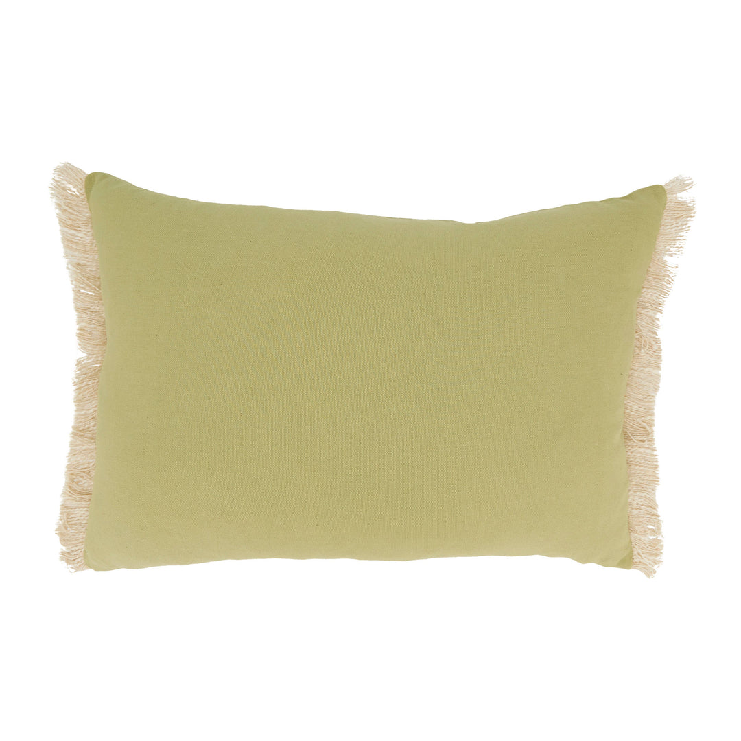 Delicate Floral Pillow: Blue / Down Filled / 14"x20"