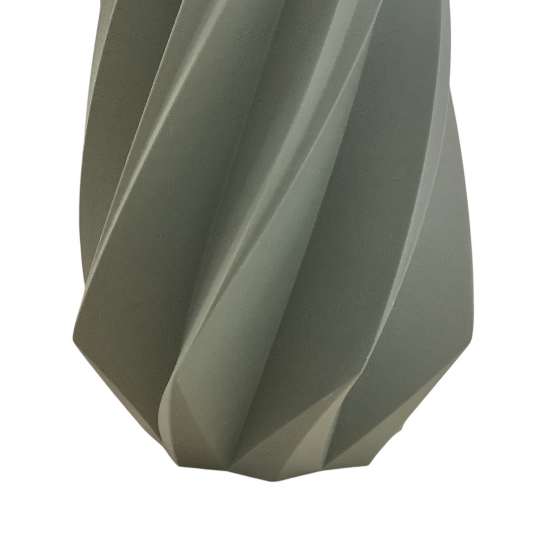 TIMBER Vase: Muted Green / 10 inches / Waterproof Insert