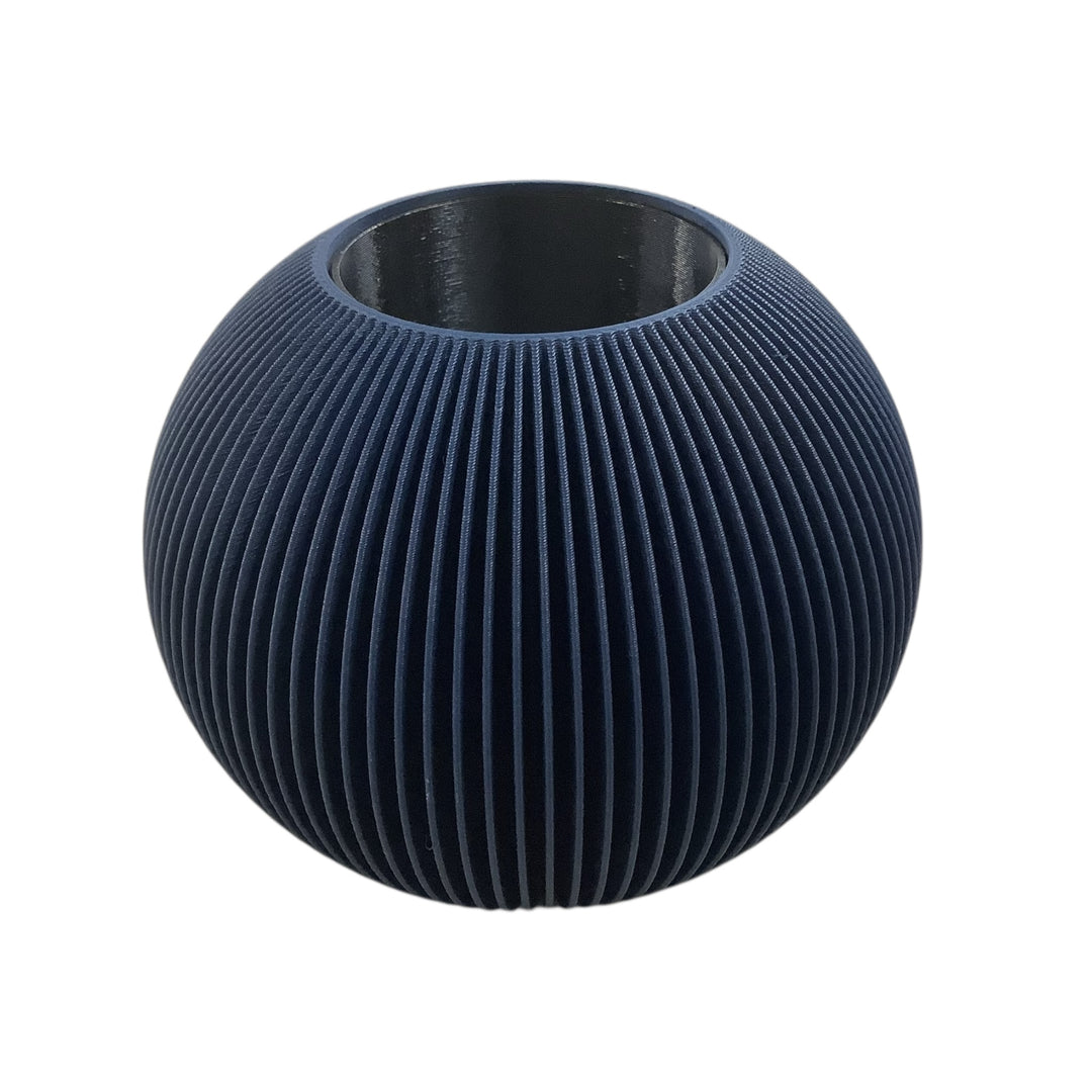 BUBBLE Vase: Single Bubble / Navy Blue / Waterproof Insert