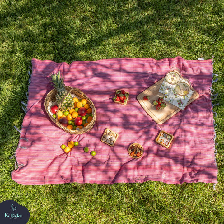 Rainbow Beach Towel | Turkish Towel | Sarong | Beach Wrap: Gray