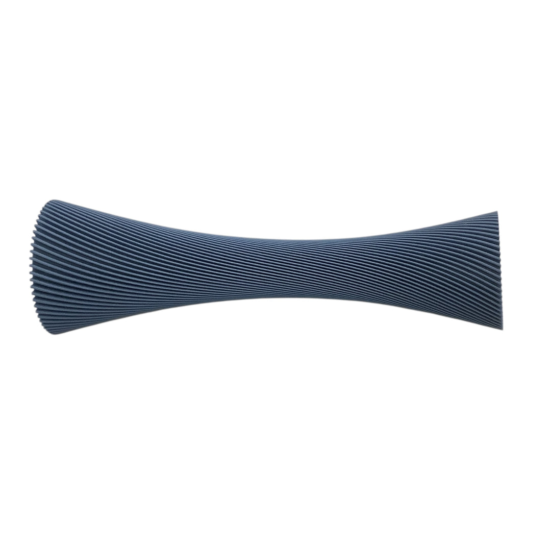 SPIRAL ROSE Vase | Muted Blue / 10 inches / With Insert