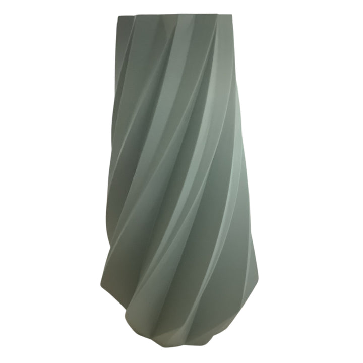 TIMBER Vase: Muted Green / 10 inches / Waterproof Insert