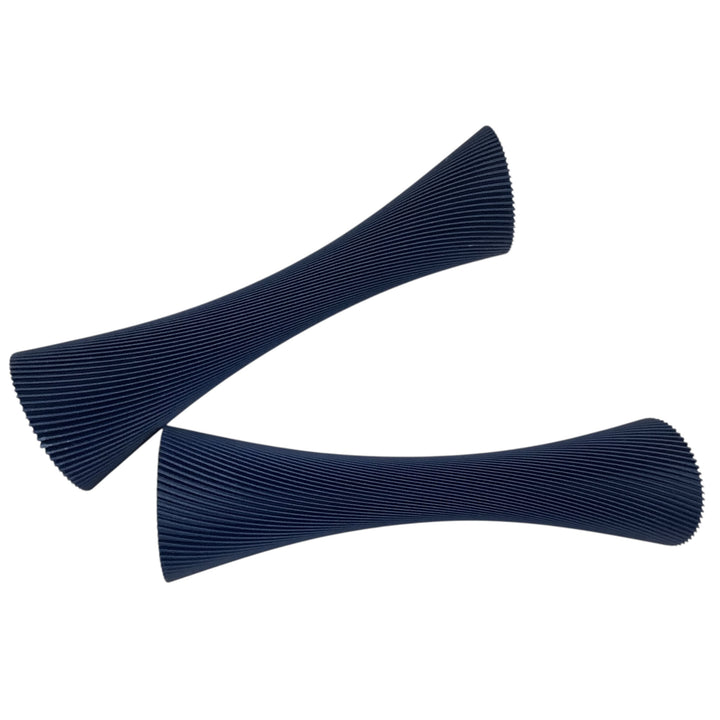 SPIRAL ROSE Vase | Navy Blue / 10 inches / With Insert
