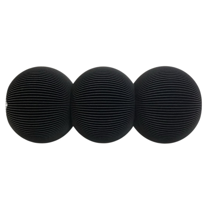 BUBBLE Vase: Triple Bubble / Midnight Black / Waterproof Insert