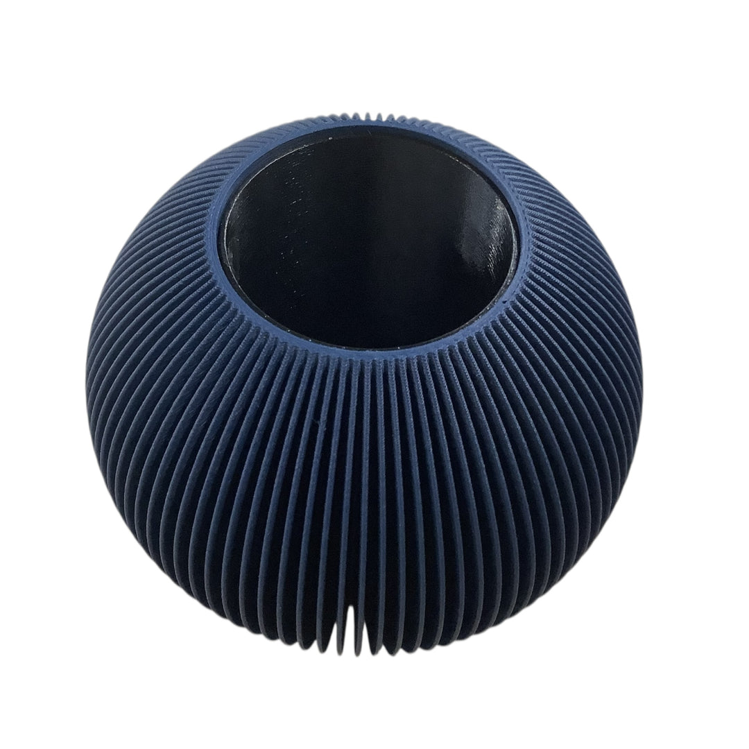 BUBBLE Vase: Single Bubble / Navy Blue / Waterproof Insert