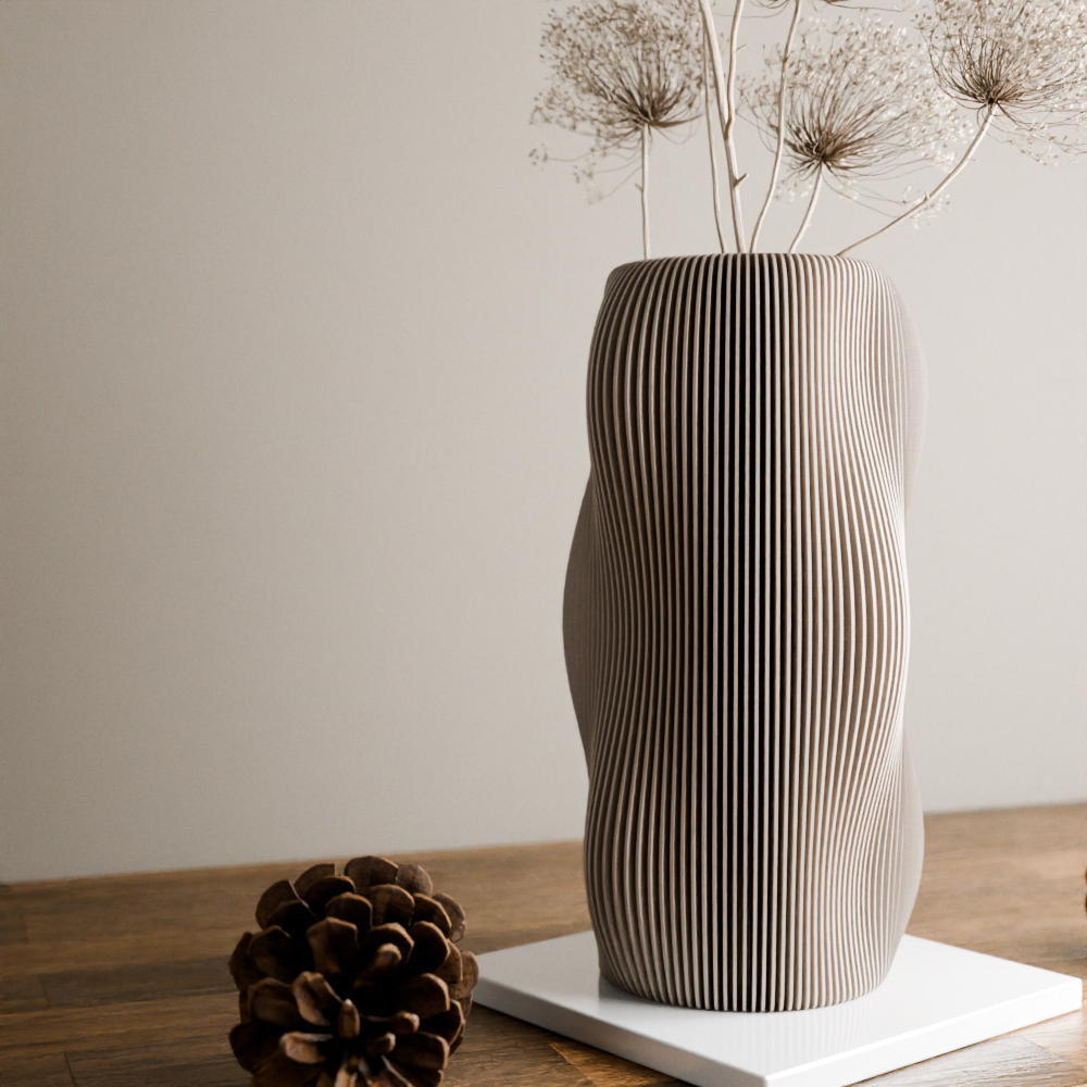 BUBBLY Vase | Muted Blue / With Insert