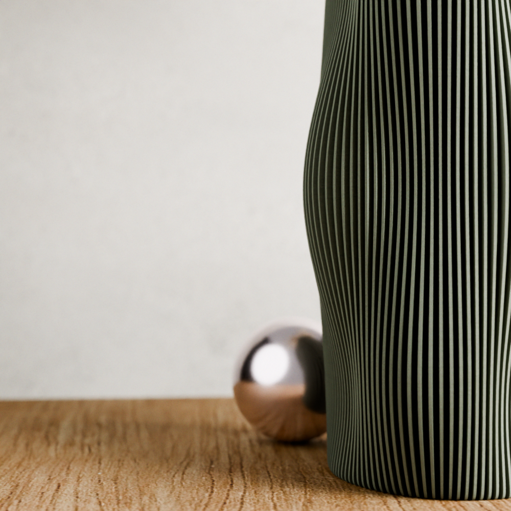 BUBBLY Vase | Muted Blue / With Insert