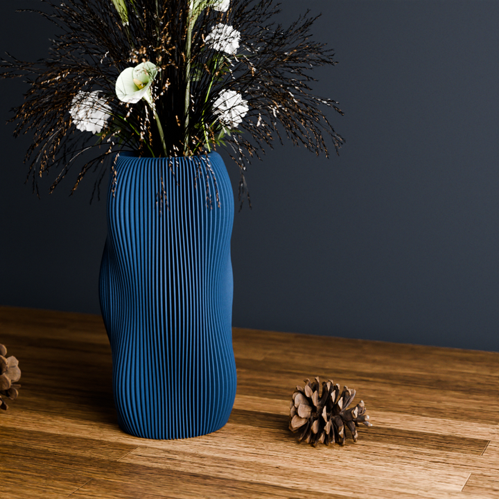 BUBBLY Vase | Muted Blue / With Insert