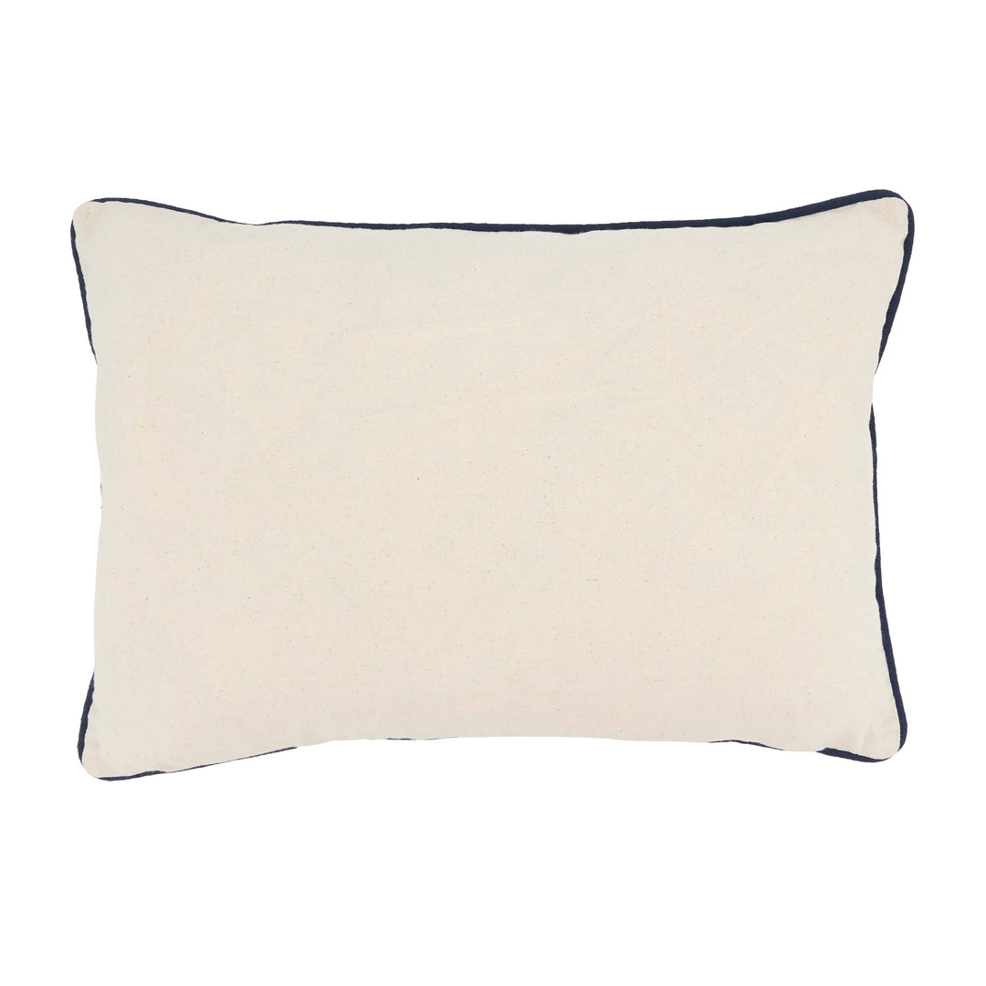 Aquatic Dreams Turtle Throw Pillow: Ivory / Down Filled / 14"x20"