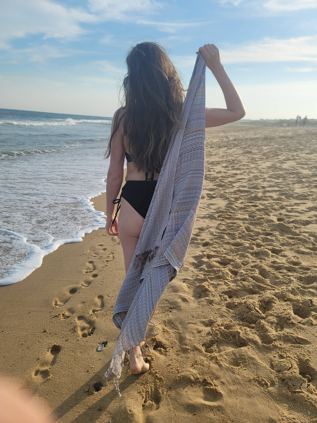 Handwoven Beach Towel | Turkish Towel | Beach Blanket: Green / Beach Towel (70" x 40")