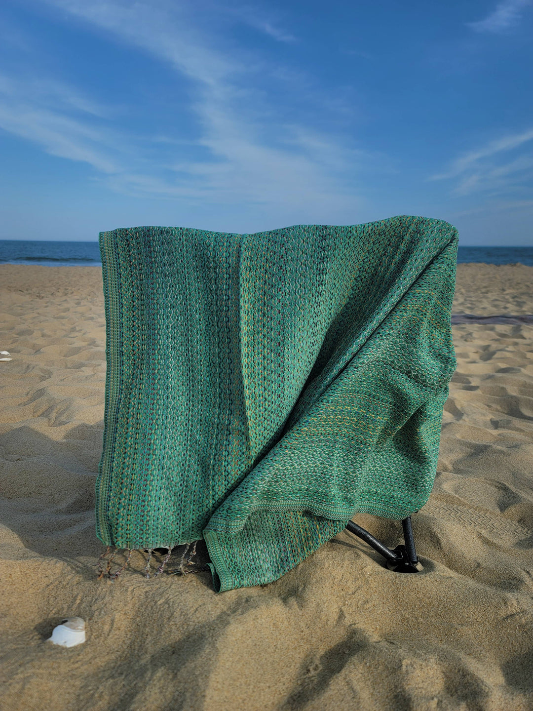 Handwoven Beach Towel | Turkish Towel | Beach Blanket: Beige / Beach Towel (70" x 40")