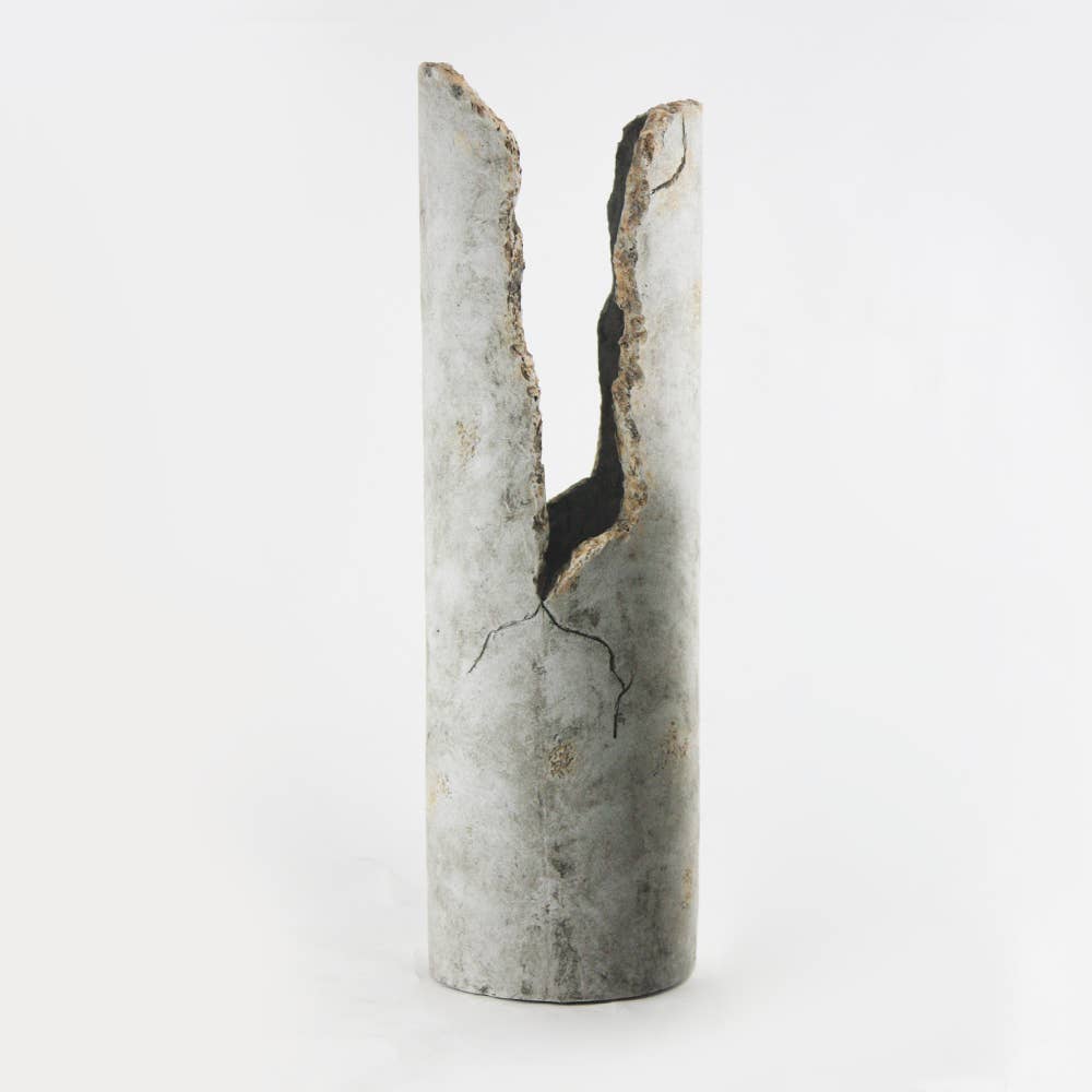 8" Top | Urban Collection | Polyresin Vase, Concrete