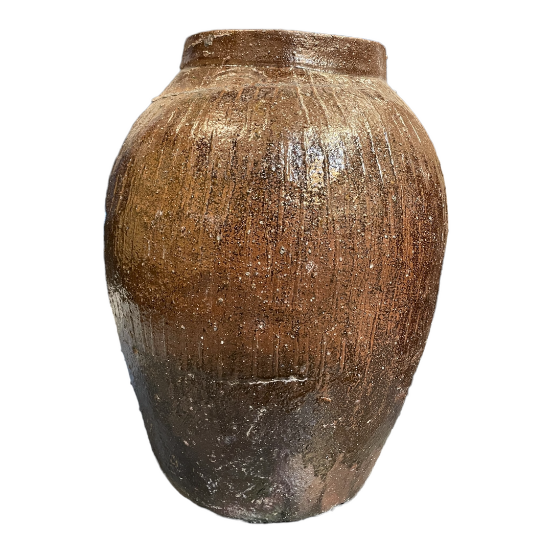 Large Earthy Antique Water Jar