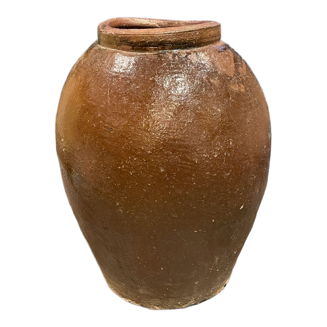 Antique Large Earthtone Water Jar