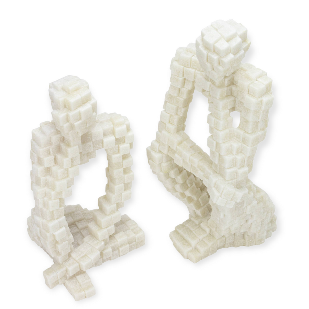 Thinking Man - Quartz Statuaries -Set 2