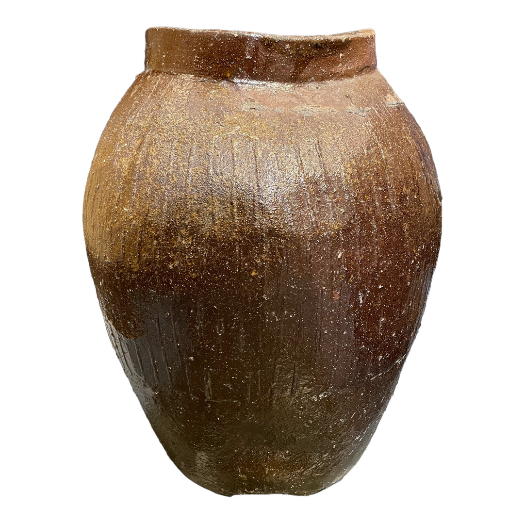 Large Earthy Antique Water Jar