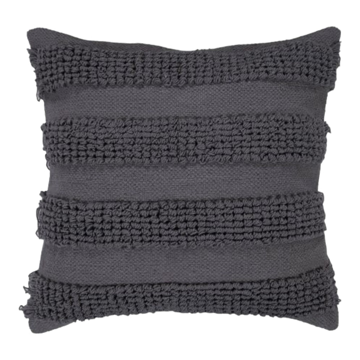 Shagu Lined Grey Pillow 22 x 22