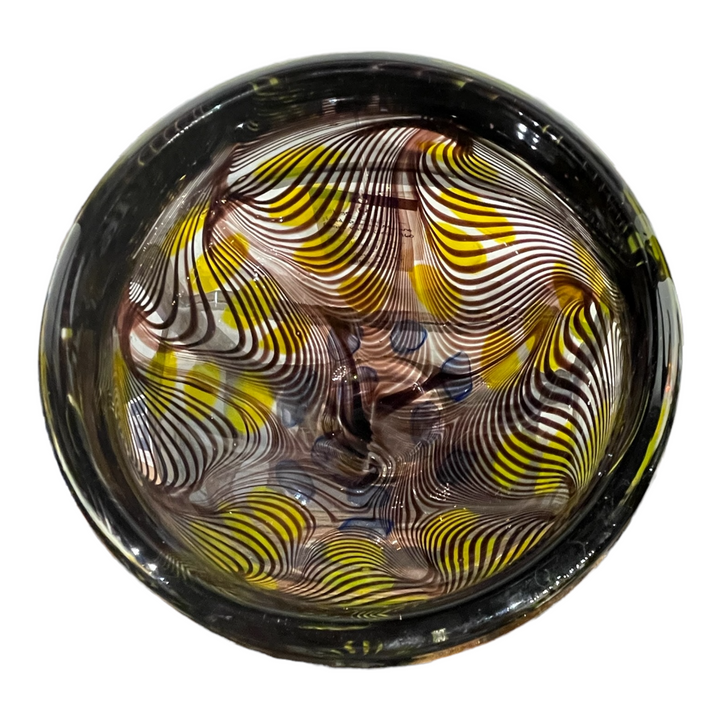 Hand Blown Murano Style Art Glass Vase