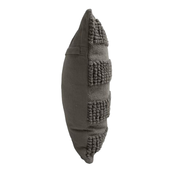 Shagu Lined Grey Pillow 22 x 22