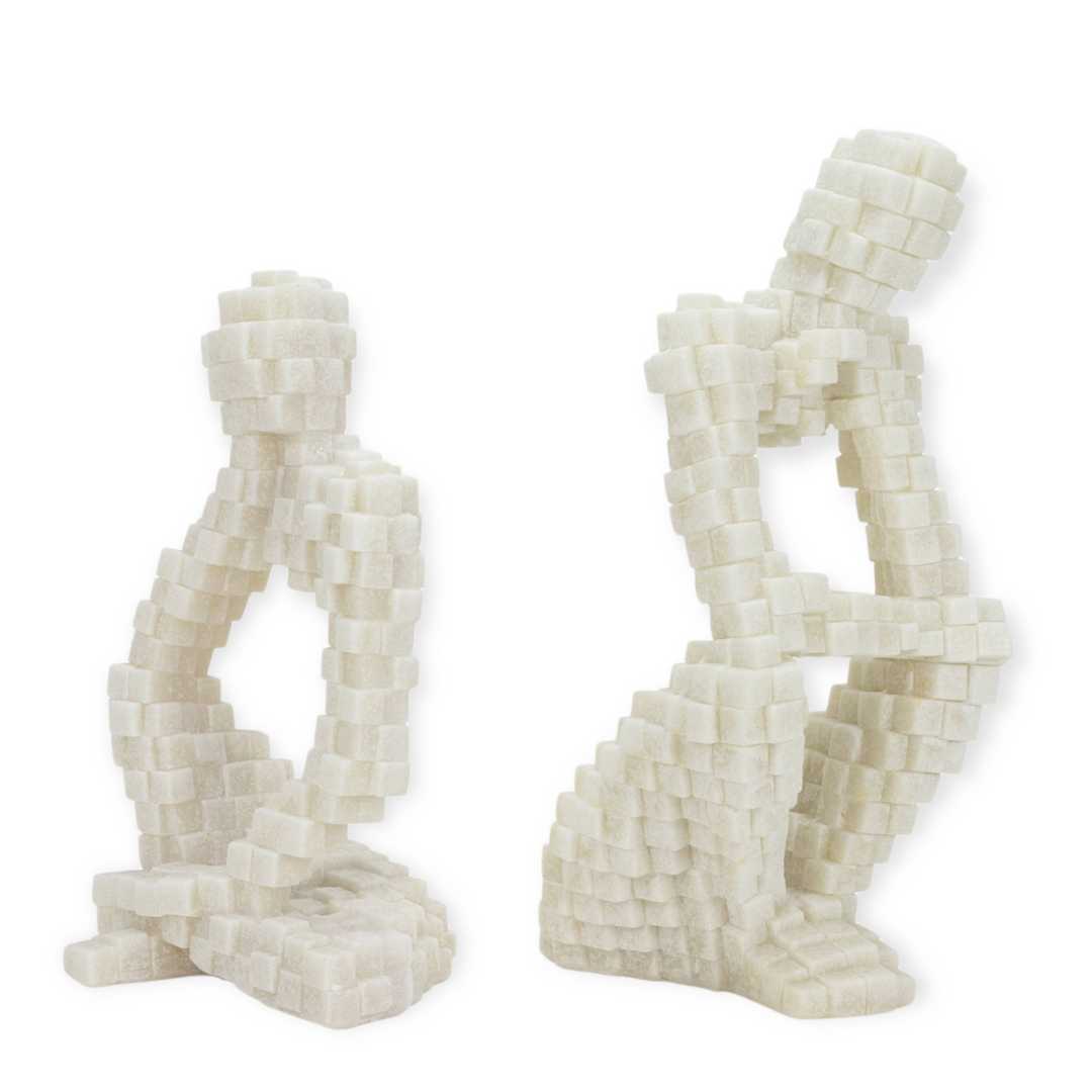 Thinking Man - Quartz Statuaries -Set 2