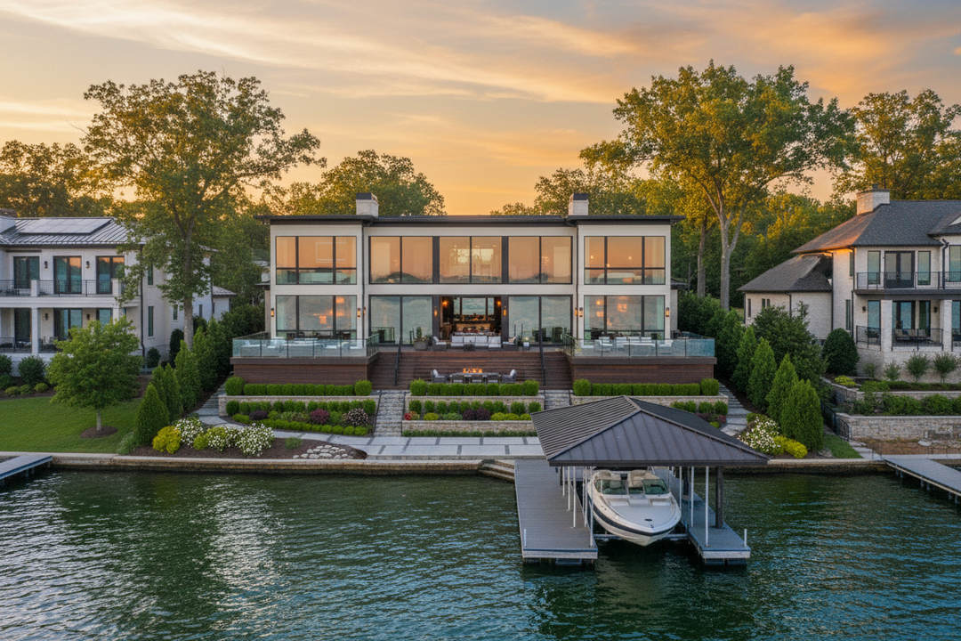 Mastering Waterfront Luxury: Interior Design for Lake Norman Estates