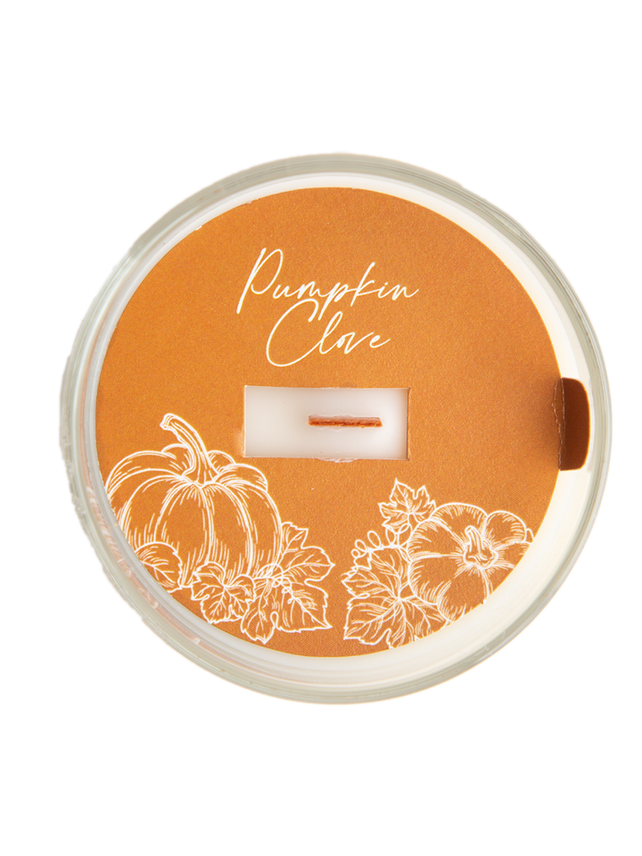 Pumpkin Clove 7.5 oz Wooden Wick Candle