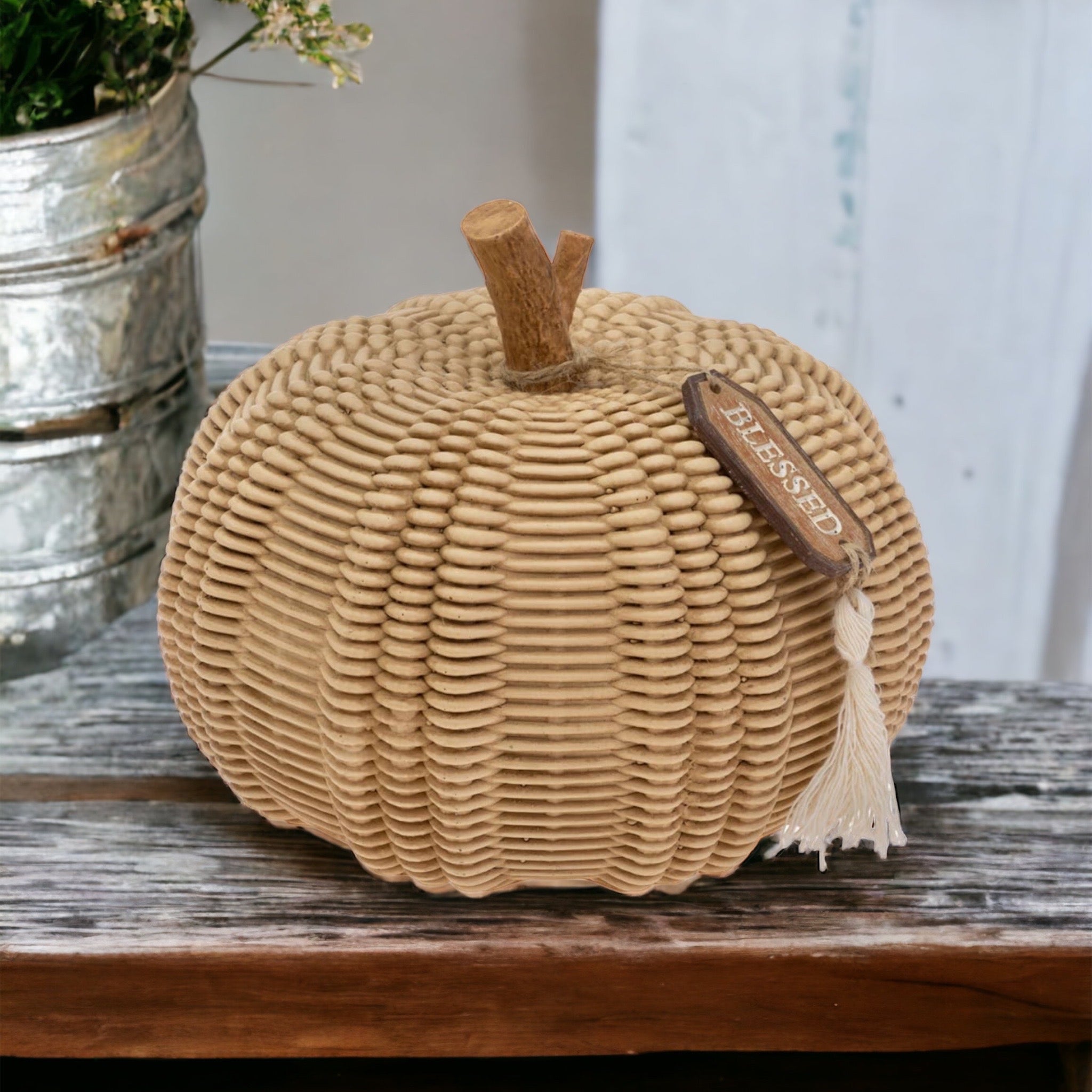 Large Wicker high quality Pumpkin