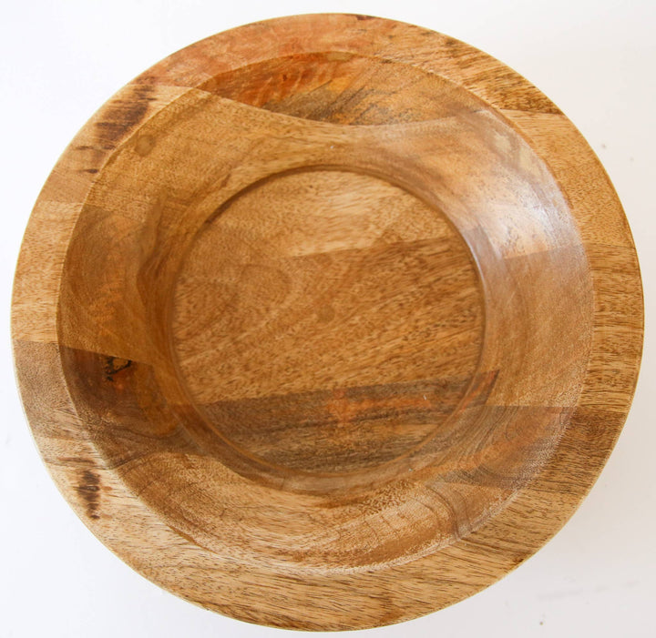 Food Safe Small 12" Round Bowl: Walnut