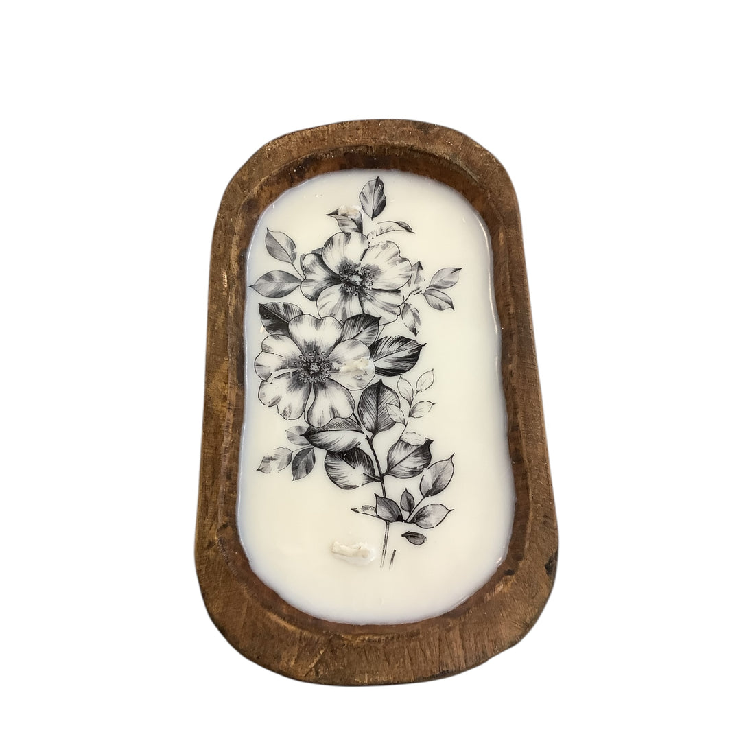 "INKED" Art Dough Bowl Candle (Moonflower fragrance)