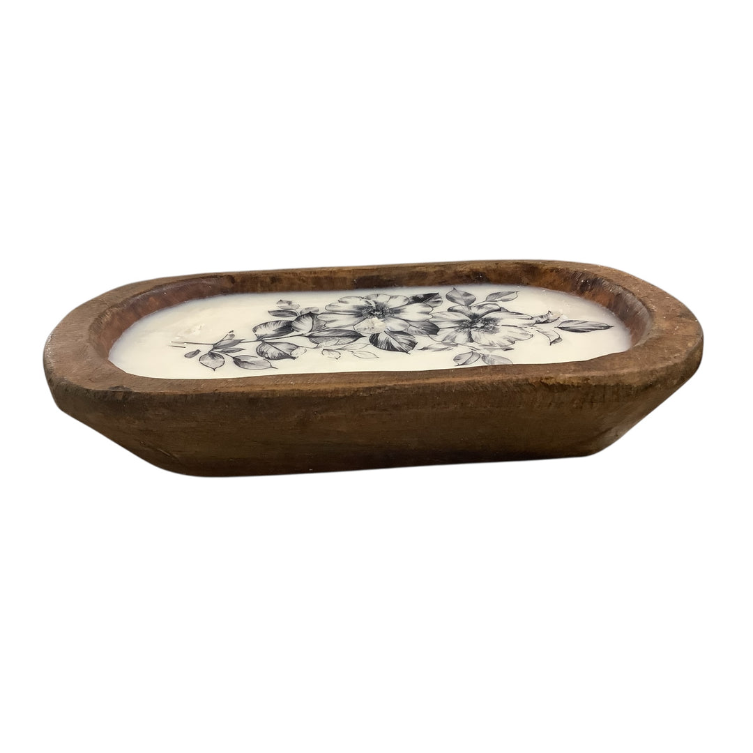 "INKED" Art Dough Bowl Candle (Moonflower fragrance)