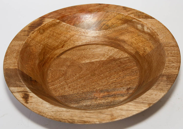 Food Safe Small 12" Round Bowl: Walnut