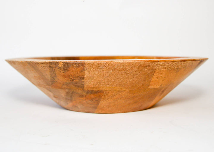 Food Safe Small 12" Round Bowl: Walnut