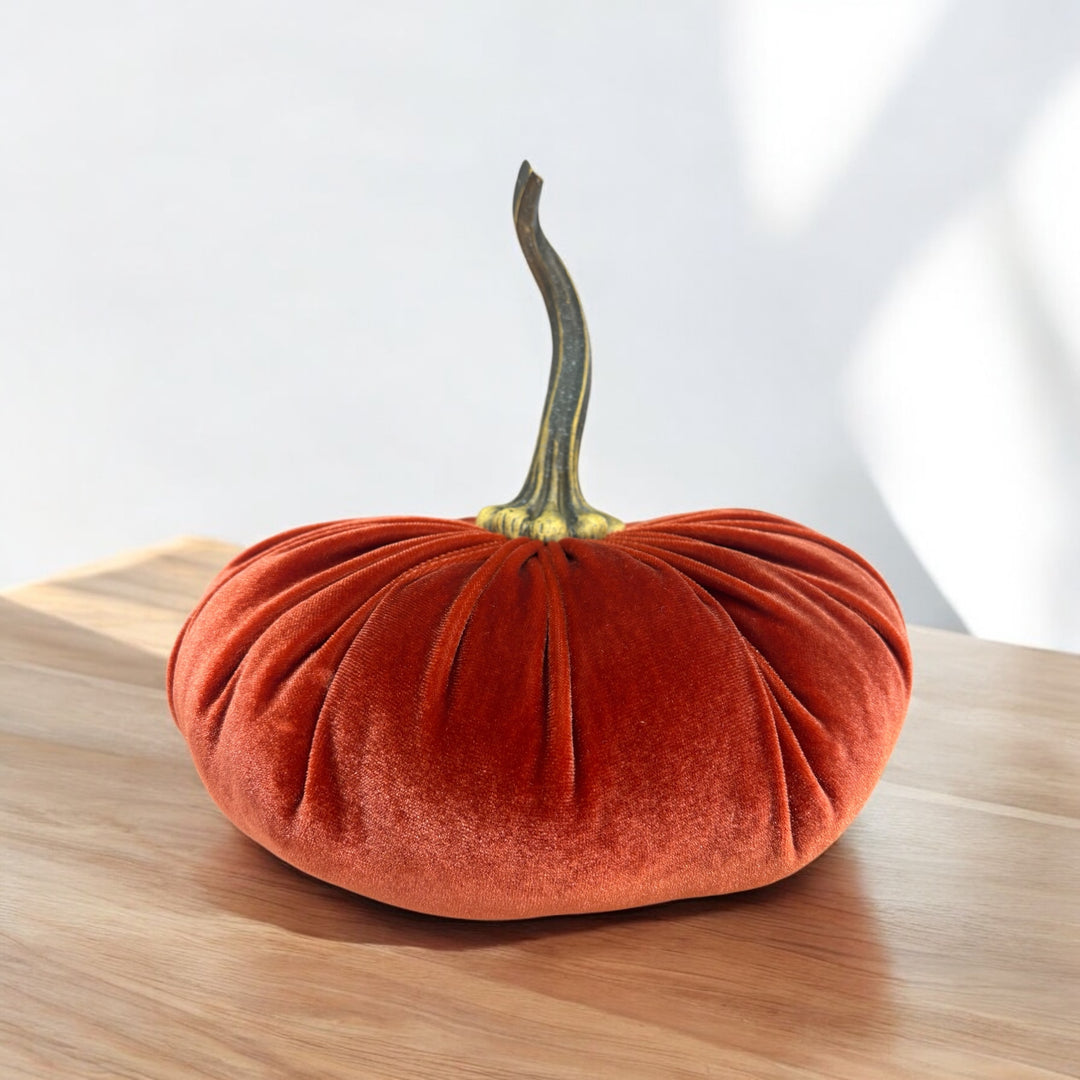 Luxe Velvet Pumpkin Extra Large - Rust