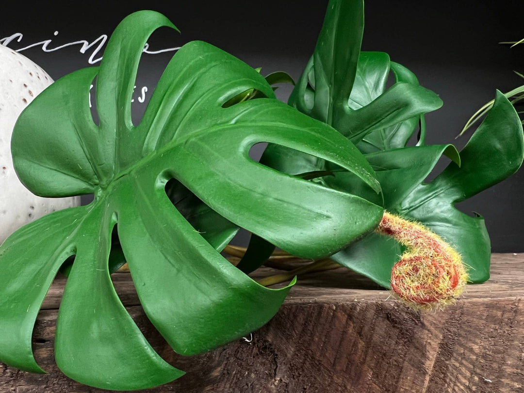 monstera bush 22" Premium Quality Artificial Monstera Bush Plant – Awake Decor