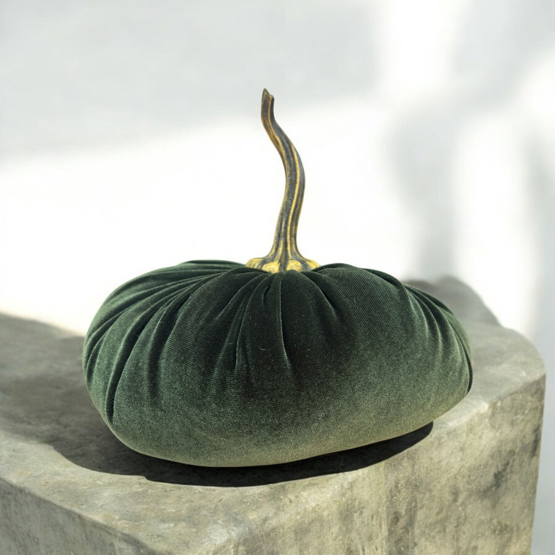 Luxe Velvet Pumpkin Extra Large - Olive