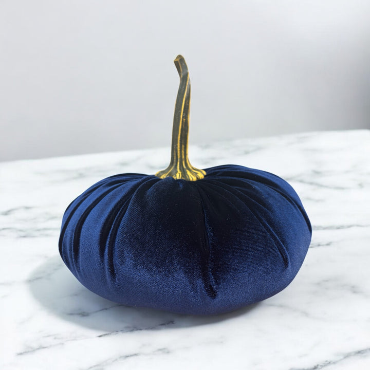 Luxe Velvet Pumpkin Extra Large - Navy
