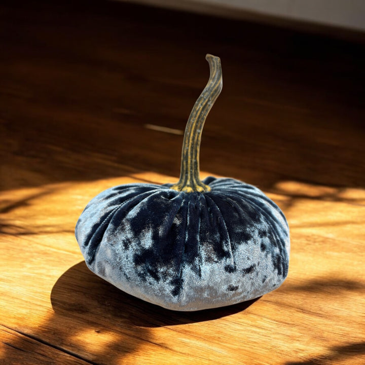 Luxe Velvet Pumpkin Small - Luxe Indigo