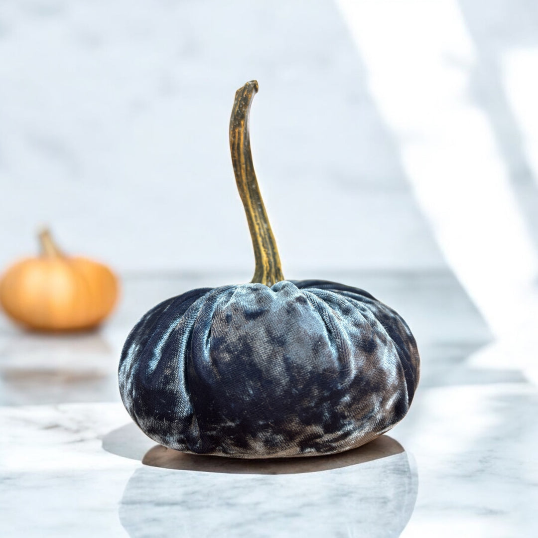 Luxe Velvet Pumpkin Small - Luxe Indigo