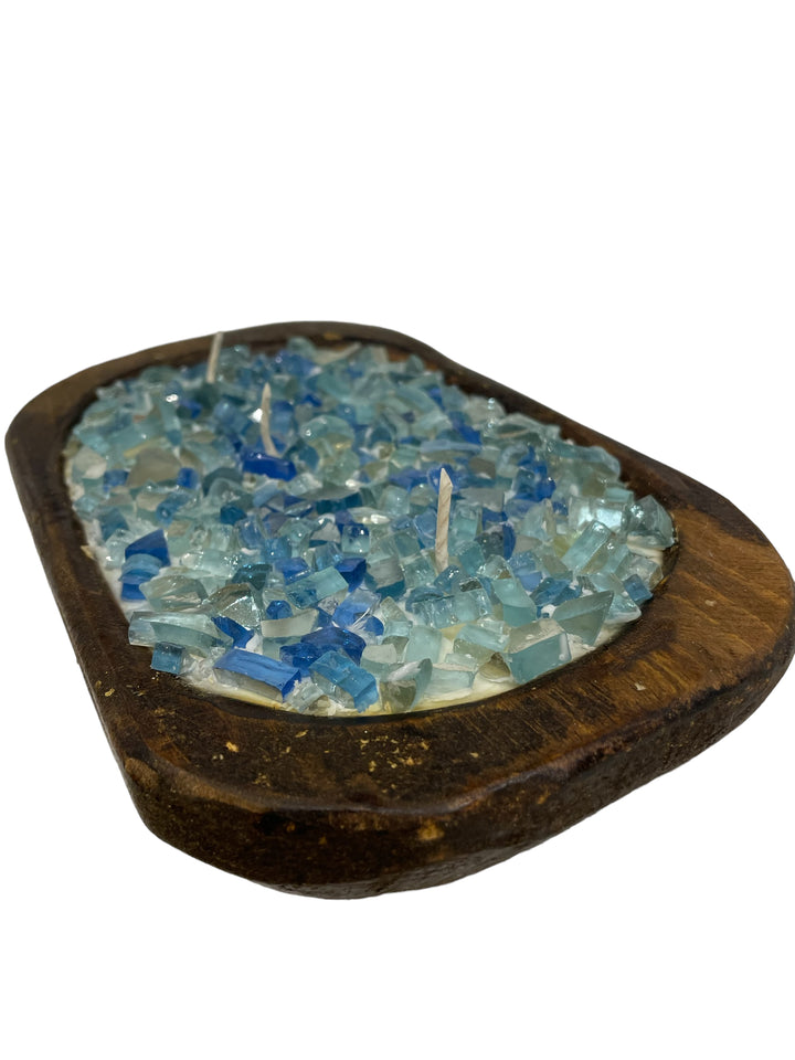 Cool Water FIRE BOWL candle - (At the Lake fragrance)