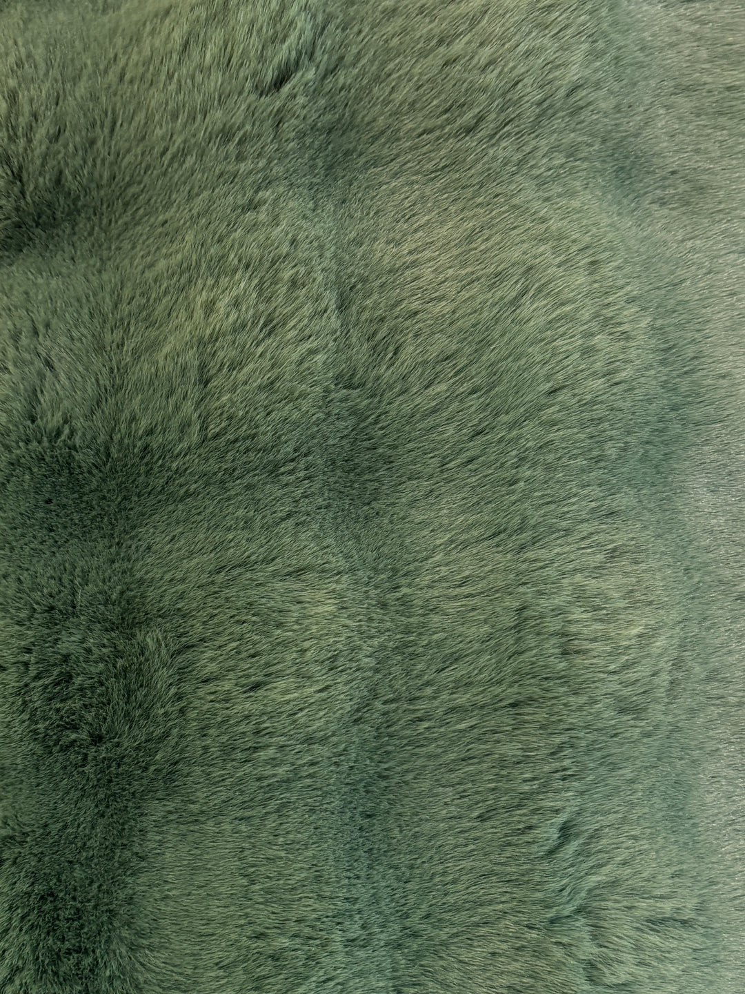 Bubble Faux Fur Down Filled Pillow: Jasper Green, 12"x20"