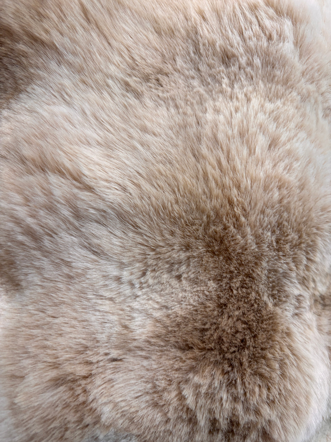 Bubble Faux Fur Down Filled Pillow - Natural, 12"x20"