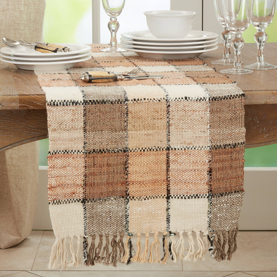 Checkered Table Runner 16"x72"