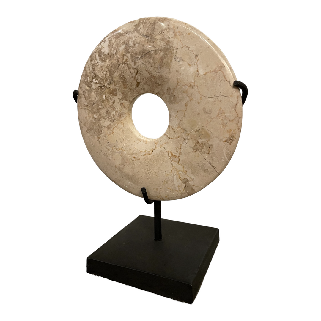 Marble Disc on Stand